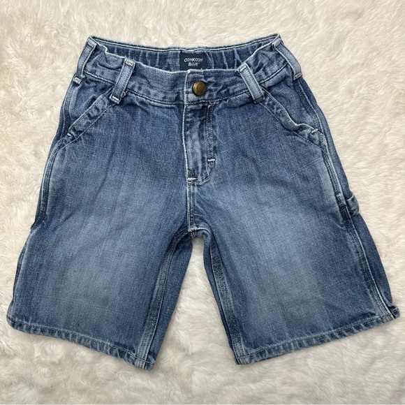 Osh Kosh Jean Shorts Knee Length Size 4 - Picture 1 of 16